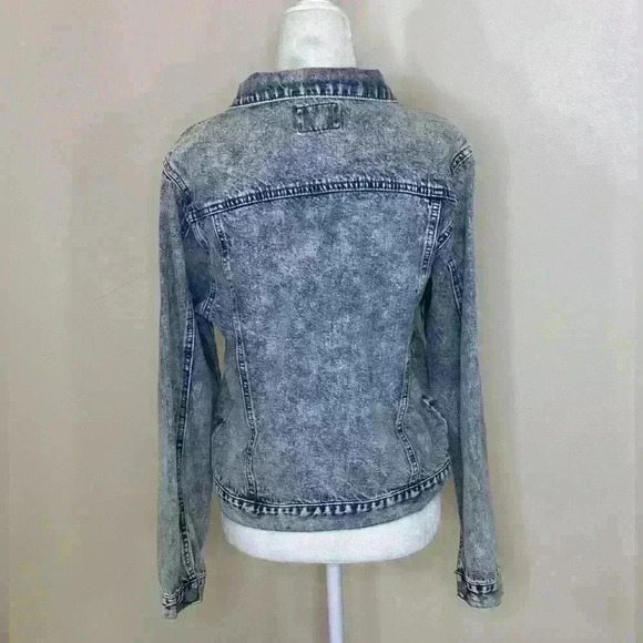 Never worn washed denim jacket - Picture 2 of 2